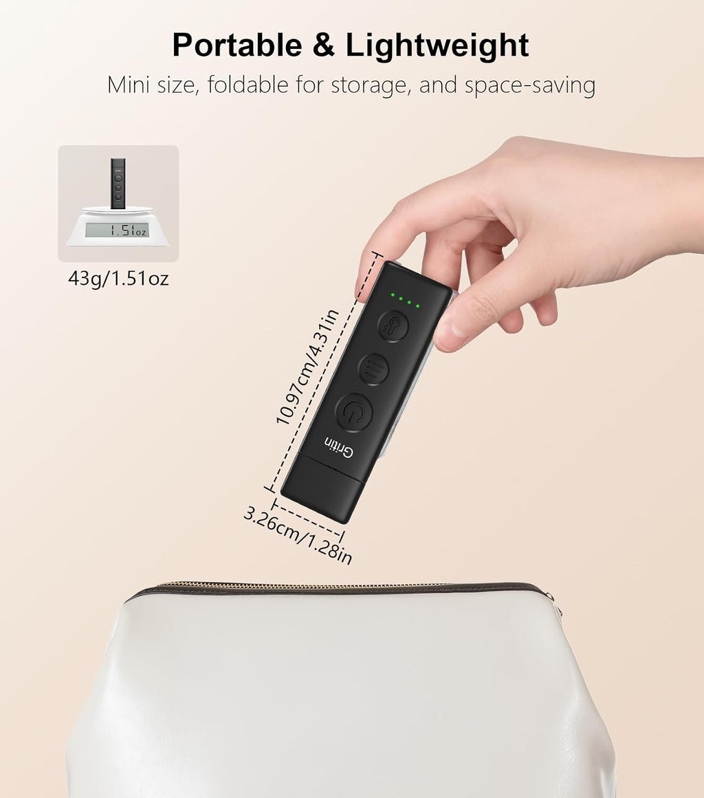 Gritin Book Light Rechargeable, Eye Caring 3-Color & 5-Brightness Clip on LED Reading Light for Books in Bed- Stepless Dimming, Long…