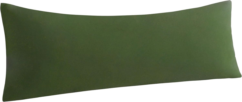 Ntbay Body Pillowcase - Brushed Microfiber 20x54 Pillowcase - Soft, Wrinkle-Free, Fade-Resistant, Stain-Resistant, Olive Green Body Pillow…