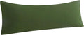 Ntbay Body Pillowcase - Brushed Microfiber 20x54 Pillowcase - Soft, Wrinkle-Free, Fade-Resistant, Stain-Resistant, Olive Green Body Pillow…
