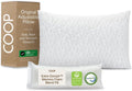 CoopSleepGoods Coop Home Goods Original Adjustable Pillow, King Size Bed Pillows for Sleeping, Cross Cut Memory Foam Pillows - Medium Firm…