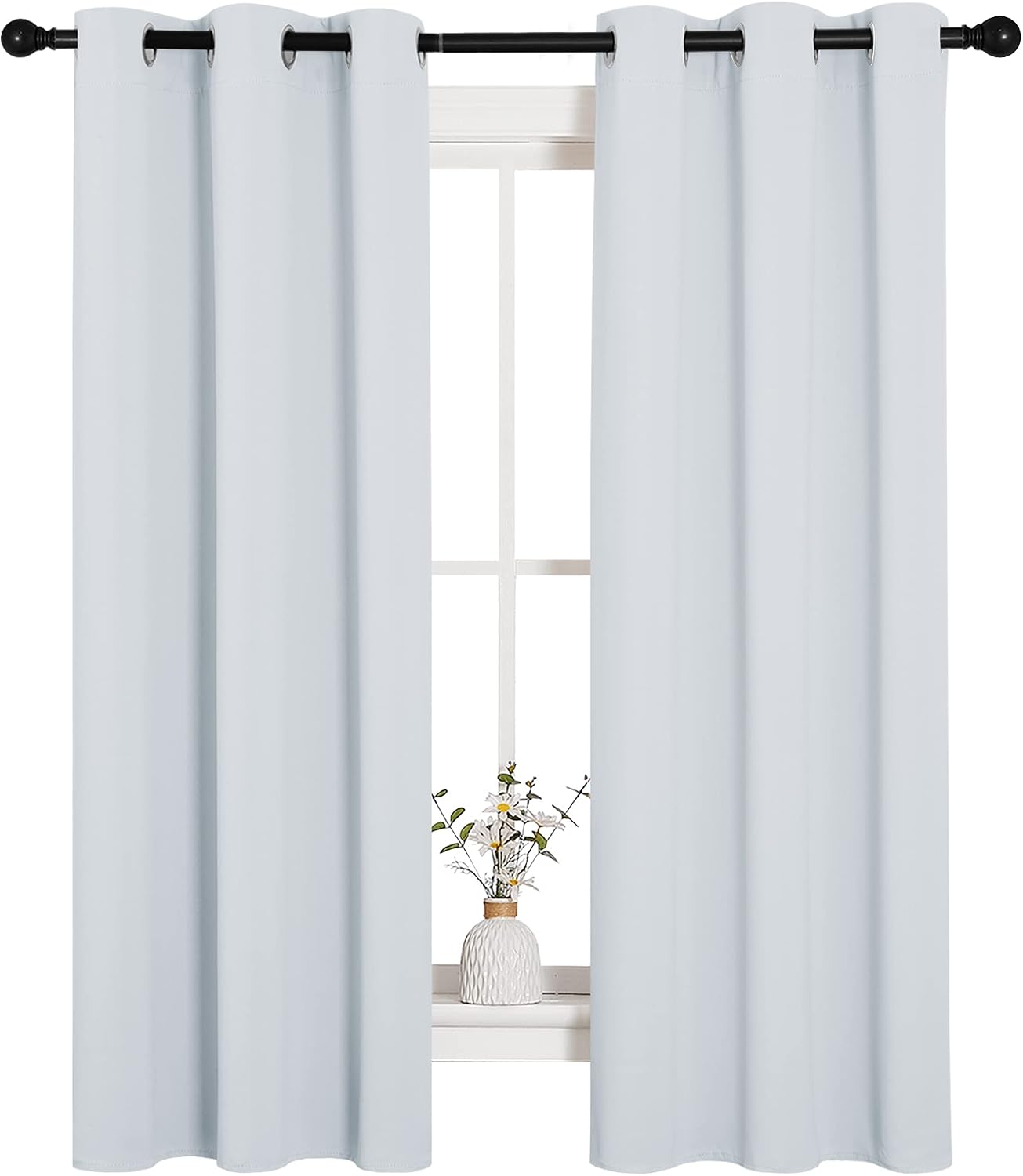 NICETOWN Room Darkening Draperies Curtains Panels, Window Treatment Thermal Insulated Grommet Room Darkening Curtains/Drapes for Bedroom…