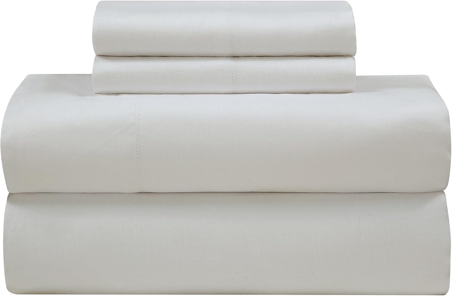 Royalelinens ROYALE LINENS 300 Thread Count 100% Long Staple Combed Cotton Sheet Set - 4 Piece King Bed Sheets - 1 Fitted, 1 Flat & 2 Pillo…