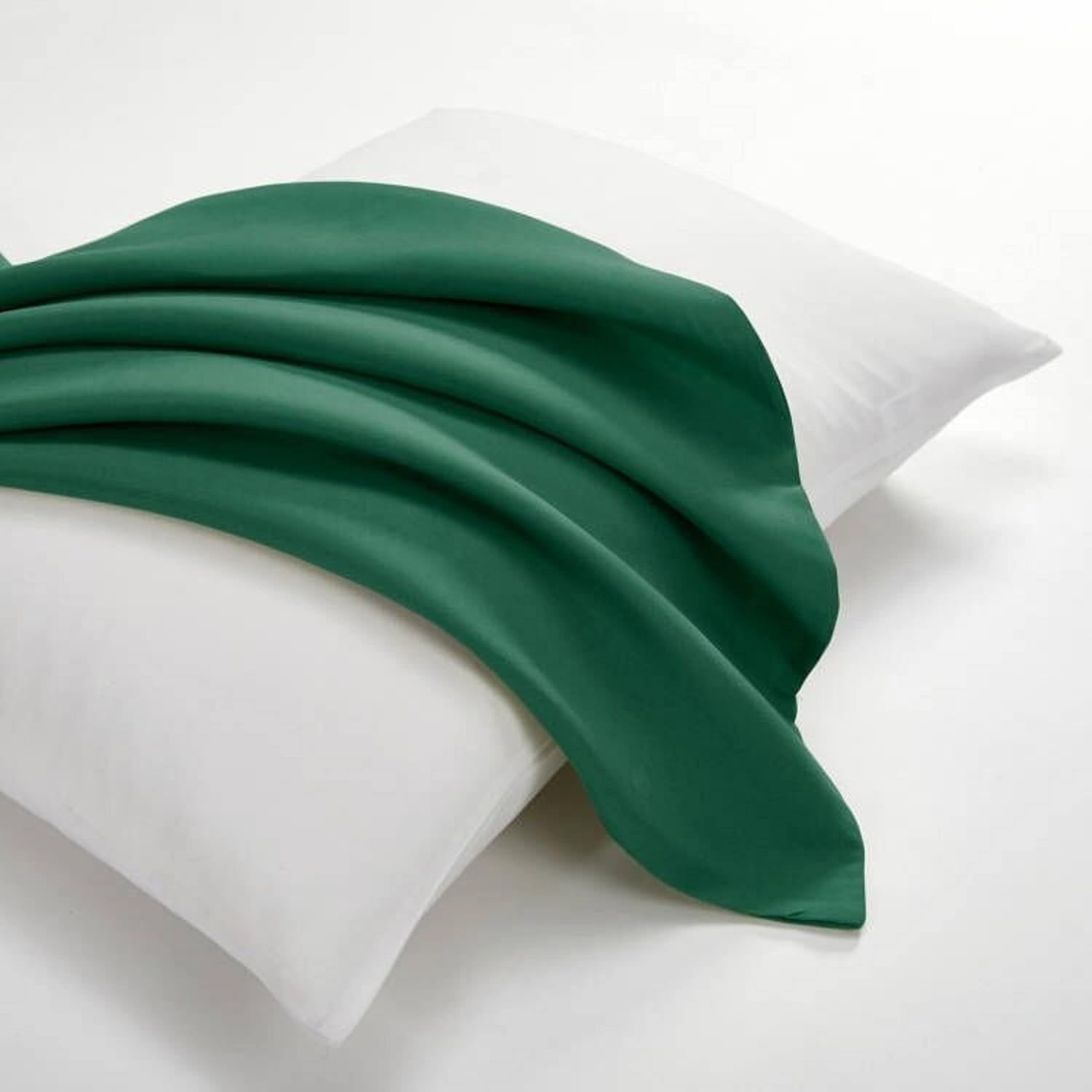Evolive Ultra Soft Microfiber Body Pillow Cover/Pillowcases 21"x54" with Hidden Zipper Closure (21"x54" Body Pillow Cover, Evergreen)