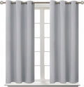 BGment Room Darkening Curtains 54 Inches Long - Grommet Thermal Insulated Drapes Window Treatment Curtains for Bedroom, 2 Panels, 38 x 54 I…