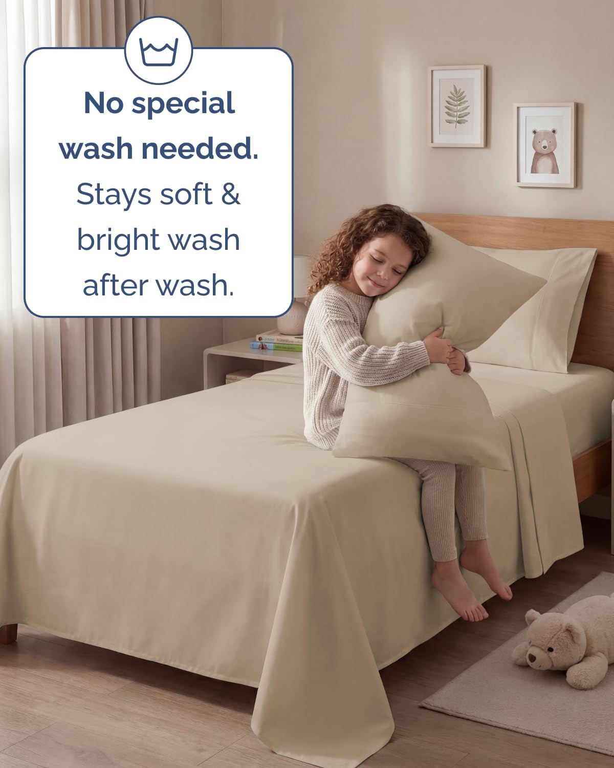 Twin 4 Piece Sheet Set - Comfy, Breathable & Cooling - Soft Hotel Luxury Bedding for Women, Men, Kids, Teens & Children - 1 Flat & 1…