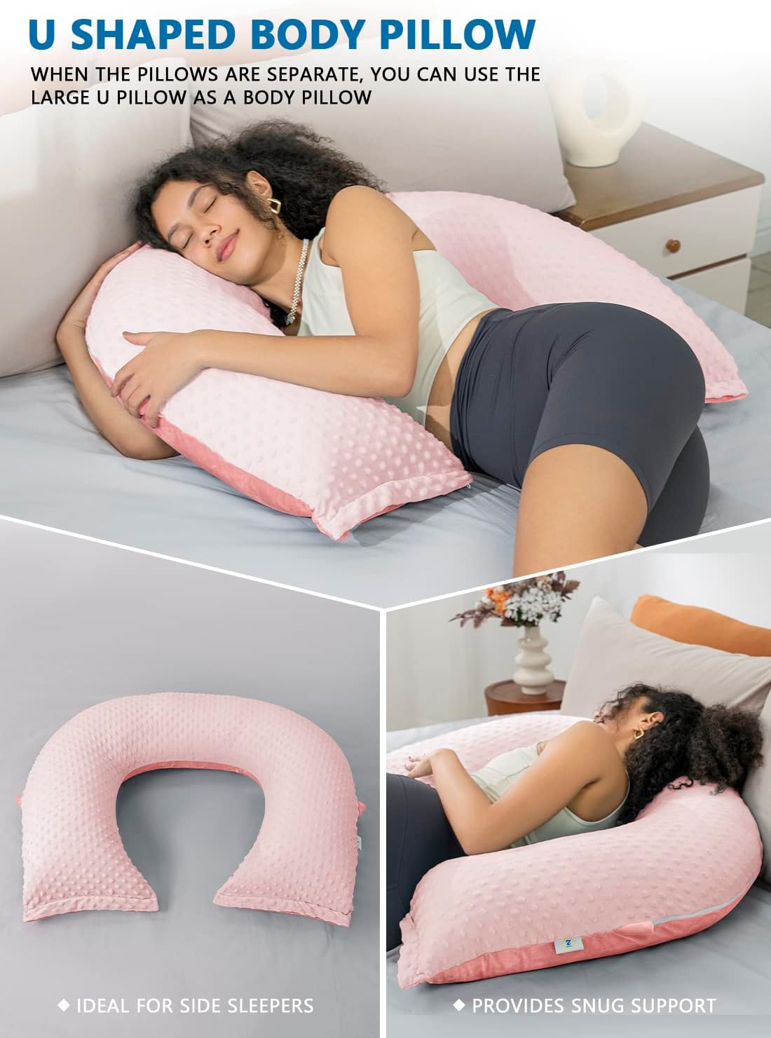Insen Reading Pillow, Back Pillow for Sitting in Bed for Reading, Nurse & Relax, Reading Pillow for Adults, Moms & Kids, Sit Up Pillow for…