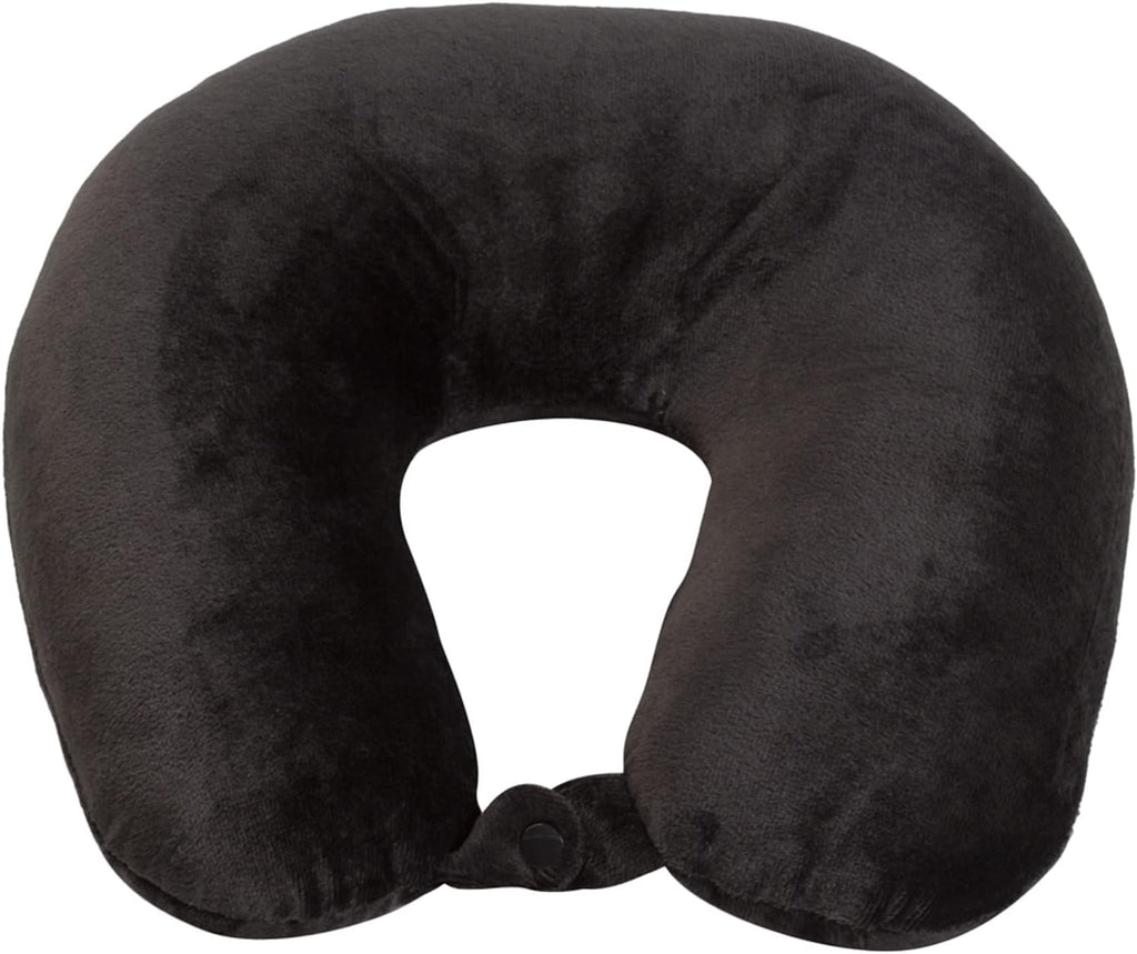 WorldsBest Wolf Essentials Adult Cozy Soft Microfiber Neck Pillow for Travel – Compact, Machine Washable - Perfect for Airplane, Car, or Ho…