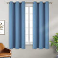 BGment Blackout Curtains for Bedroom - Grommet Thermal Insulated Room Darkening Curtains for Living Room, Set of 2 Panels (38 x 63 Inch, Fa…