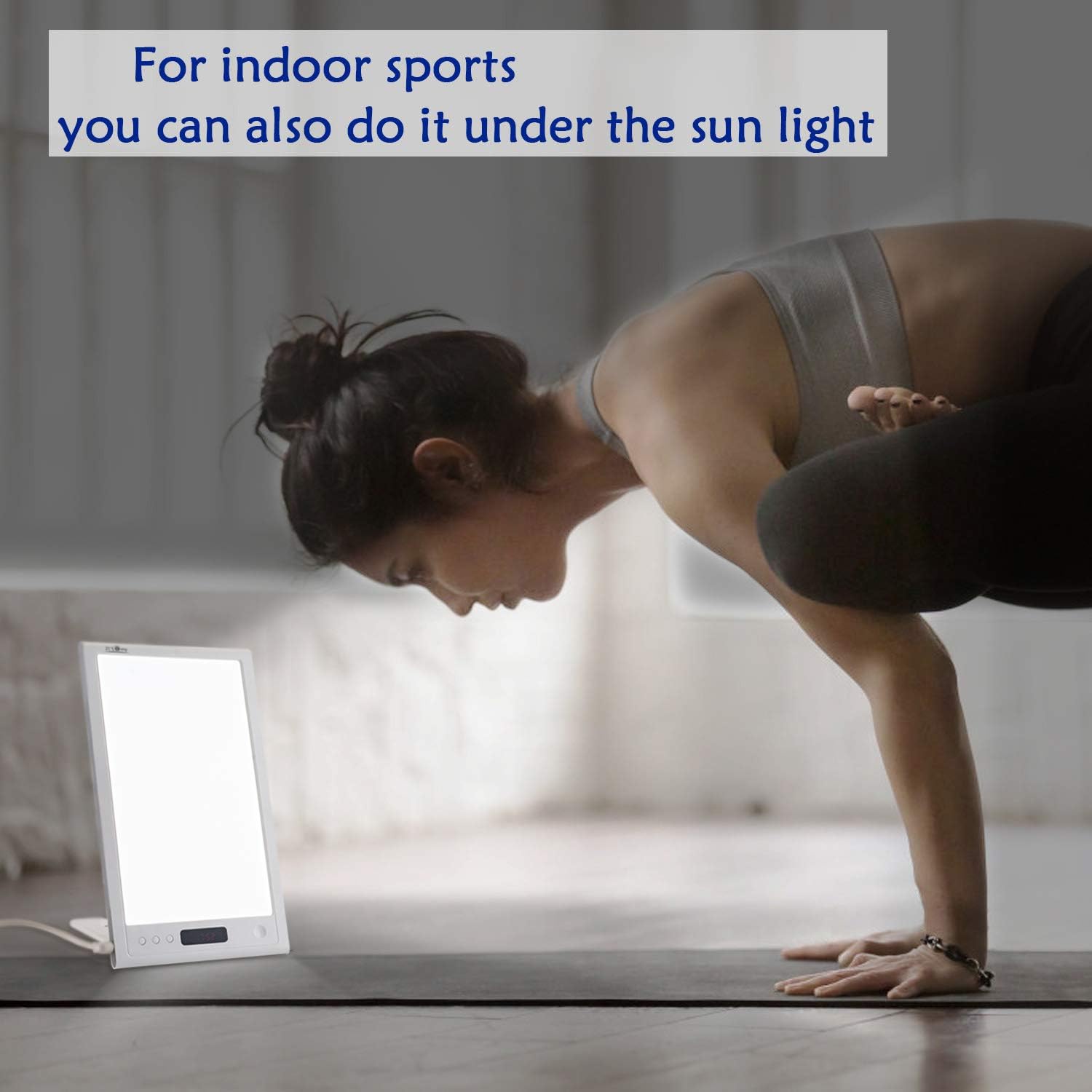 JUXLamp Light relaxation Sunrise Wake-up lamp APP Control Light Alarm Clock UV-Free 3 Color 12000lux Full Spectrum Sun lamp Restorative…