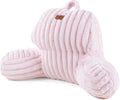 AmélieHome Amélie Home Faux Fur Reading Pillow with Pocket for Sitting in Bed, Kids Backrest Bed Pillow with Washable Cover for Loungi…