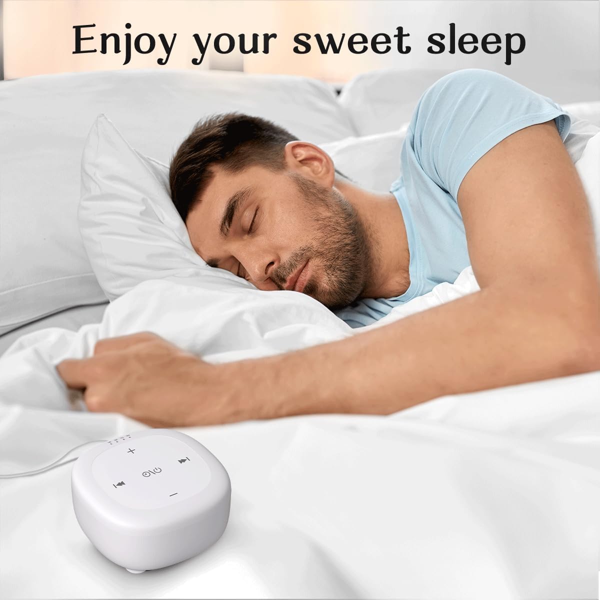 Hushingwhitenoisemachine White Noise Sound Machine with 30 Soothing Sounds Brown Noise Sound Machines for Sleep Office Privacy Bedroom 36 A…
