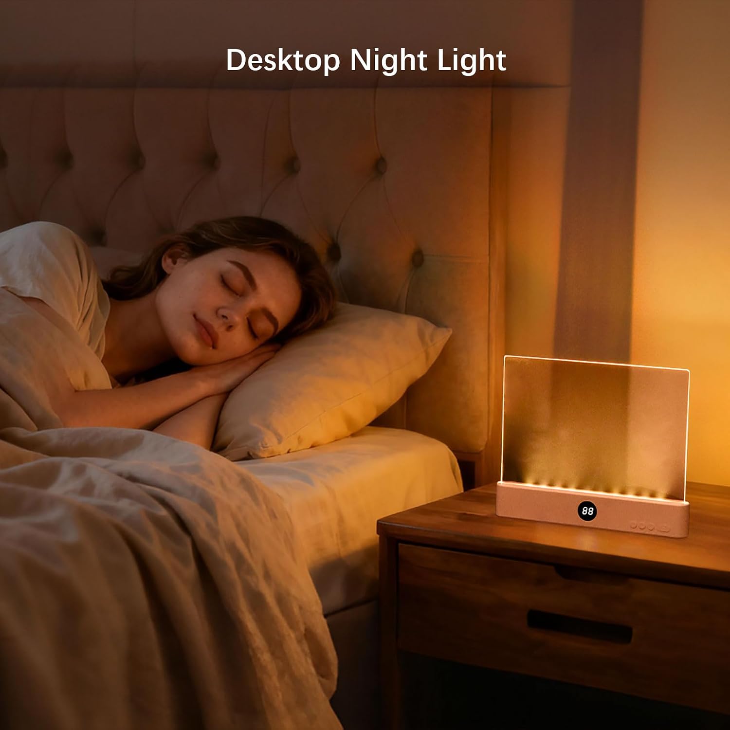 LED Book Light and Night Light 2 in 1, 3 Color Temperatures & Stepless Dimming, USB Rechargeable Reading Light with Timer for Night…
