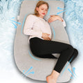 ChillingHome Chilling Home Pregnancy Pillow, Full Body Maternity Pillow for Pregnant Women, 63 inch Comfort U Shaped Pillow with Removable…