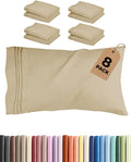 King Standard Pillow Cases Set of 8 - Ultra Soft Hotel Quality Pillowcase Covers - Comfy & Wrinkle Free - Shrink & Fade Resistant…