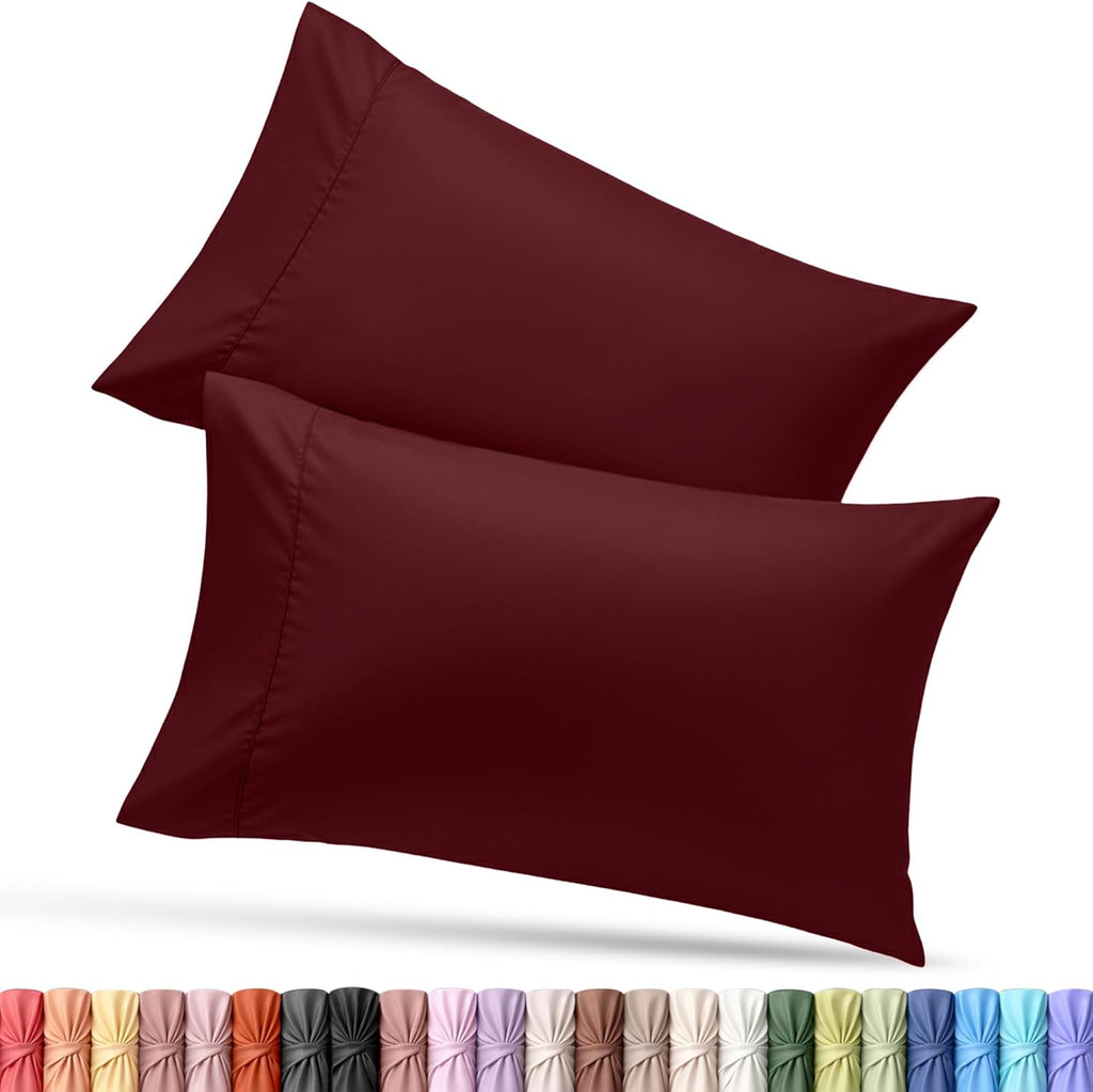Utopiabedding Utopia Bedding Queen Pillow Cases - 2 Pack - Envelope Closure - Soft Brushed Microfiber Fabric - Shrinkage and Fade Resistant…