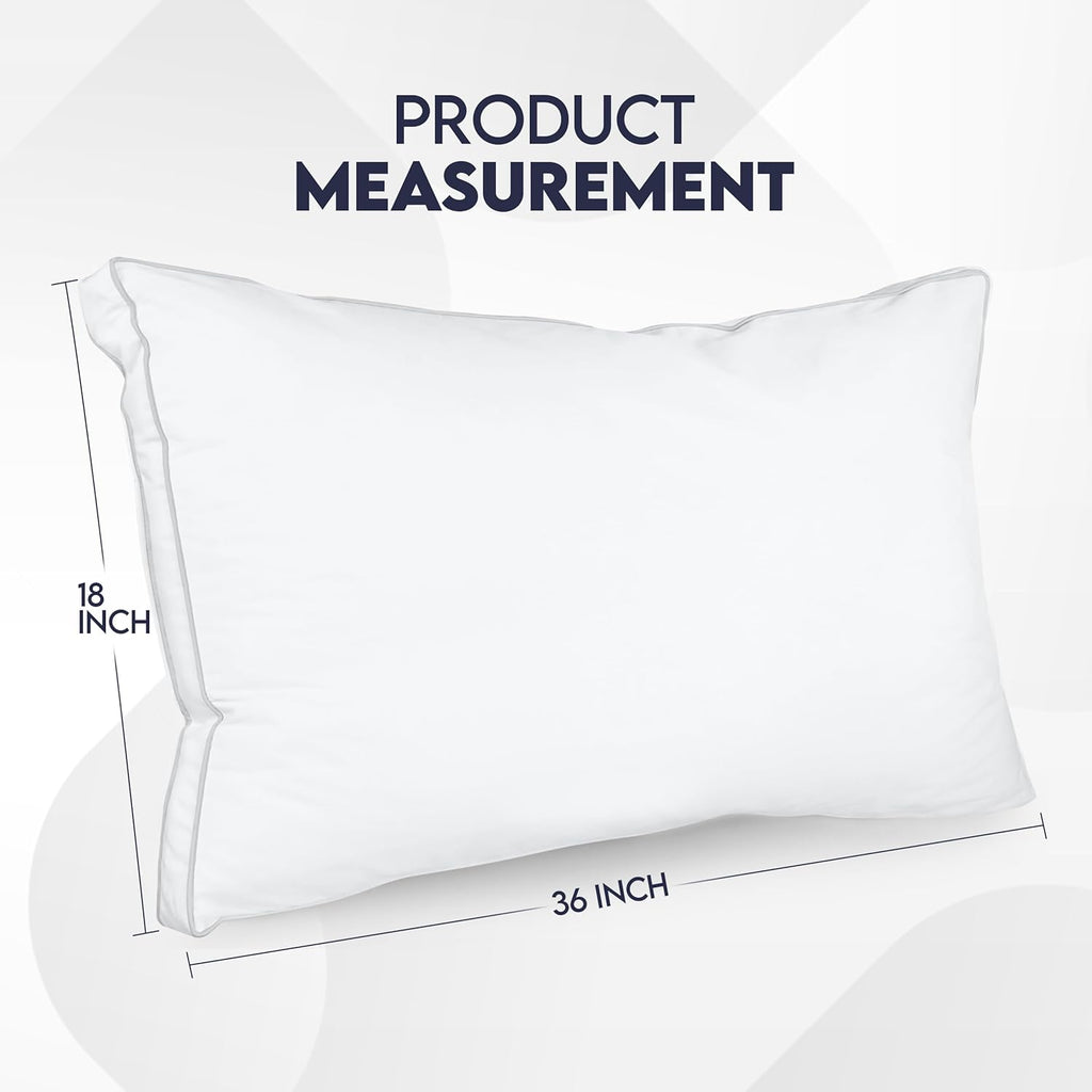 Utopiabedding Utopia Bedding Bed Pillows for Sleeping King Size (White), Set of 2, Soft & Fluffy Pillow with Down Alternative Filling, Cool…