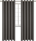 BGment Blackout Curtains for Bedroom - Grommet Thermal Insulated Room Darkening Curtains for Living Room, Set of 2 Panels (70 x 84 Inch, Gr…