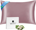 Ravmix Silk Pillowcase for Hair and Skin with Hidden Zipper, Ravmix Both Sides 21Momme Mulberry Silk Cooling Pillow Case Standard Size 20×2…