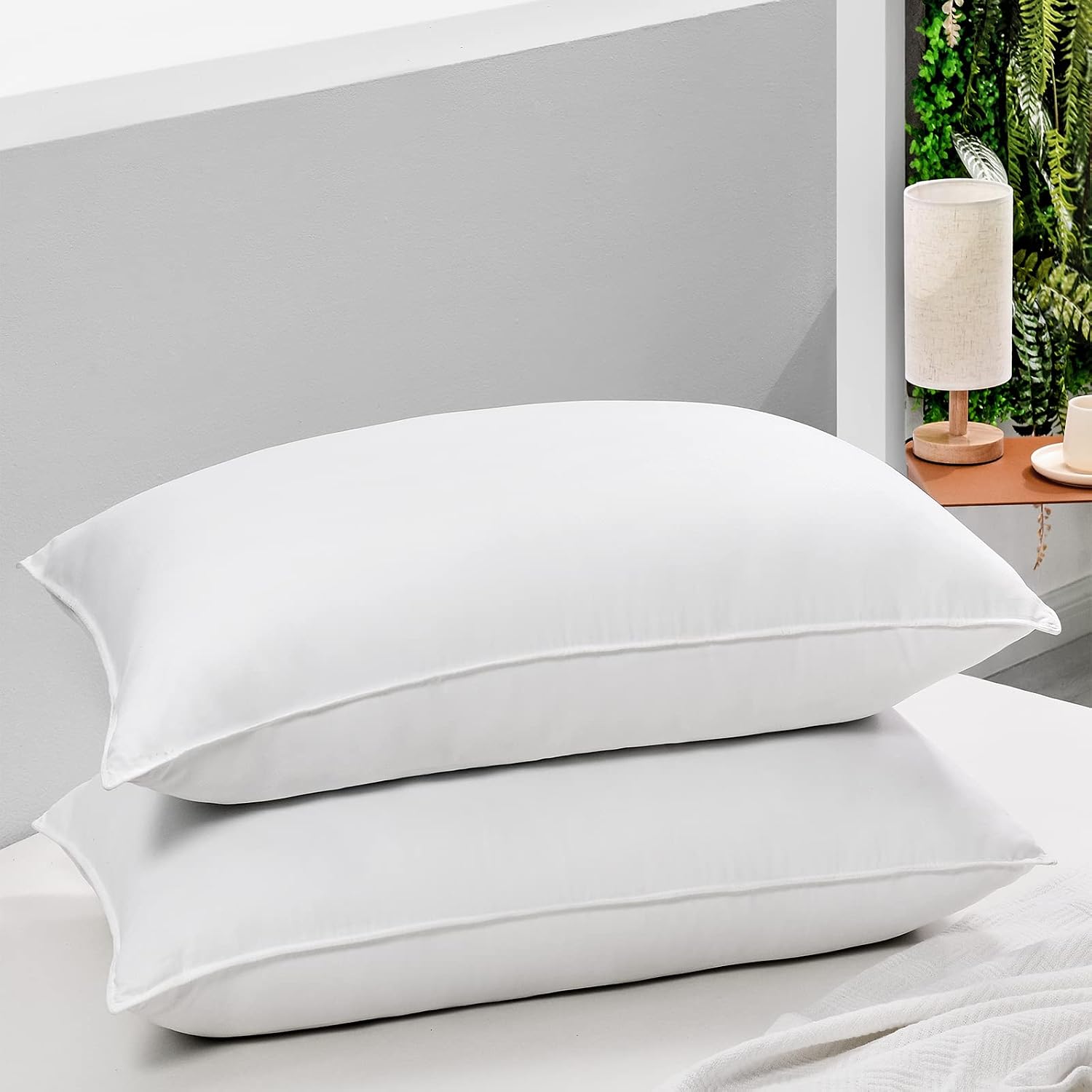 Harborest King Size Bed Pillows Set of 2 - Luxury Hotel Collection Down Alternative Pillows for Sleeping, 20 x 36 Inches 36 Inches