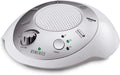 Homedics SoundSleep White Noise Sound Machine, Silver, Small Travel Size with 6 Relaxing Nature Sounds, Portable relaxation for Home…