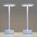 TBBGA 2 Pack Rechargeable Cordless Table Lamps, Portable 5000mAh Outdoor Table Light, 3 Color Stepless Dimming LED Table Lamp with Memory…