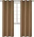 BGment Blackout Curtains for Living Room - Grommet Thermal Insulated Room Darkening Curtains for Bedroom, 2 Panels of 42 x 84 Inch, Taupe 8…