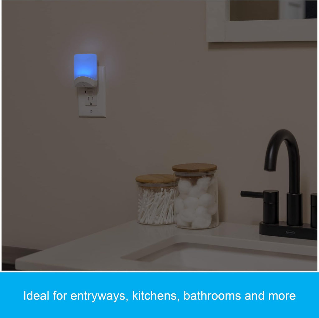 GE Color Changing LED Night Light for Kids, Dusk to Dawn Sensor, Home Decor Apartment Essentials, Wall Lights for Bedroom, Ambient…