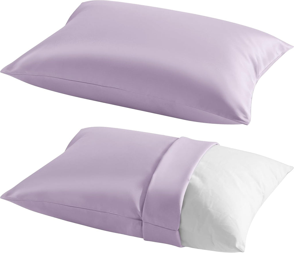 Ntbay 2 Pack Pillows with Egyptian Cotton Pillowcases, Soft Cotton Down Alternative 13x18 Envelope Pillows for Sleeping in Crib Bed - Machi…