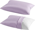 Ntbay 2 Pack Pillows with Egyptian Cotton Pillowcases, Soft Cotton Down Alternative 13x18 Envelope Pillows for Sleeping in Crib Bed - Machi…