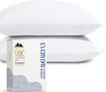 Mayfair Linen 100% Organic Cotton Percale Pillow Cases Queen/Standard Size Set of 2 - Percale Pillowcovers Standard/Queen (White), Soft…