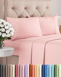 Cal King Size 4 Piece Sheet Set - Comfy Breathable & Cooling Sheets - Hotel Luxury Bed Sheets for Women & Men - Deep Pockets, Easy-Fit…