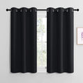 NICETOWN Blackout Draperies Window Curtain Panels, Autumn/Winter Thermal Insulated Solid Grommet Blackout Curtains/Drapes for Cafe (Set…