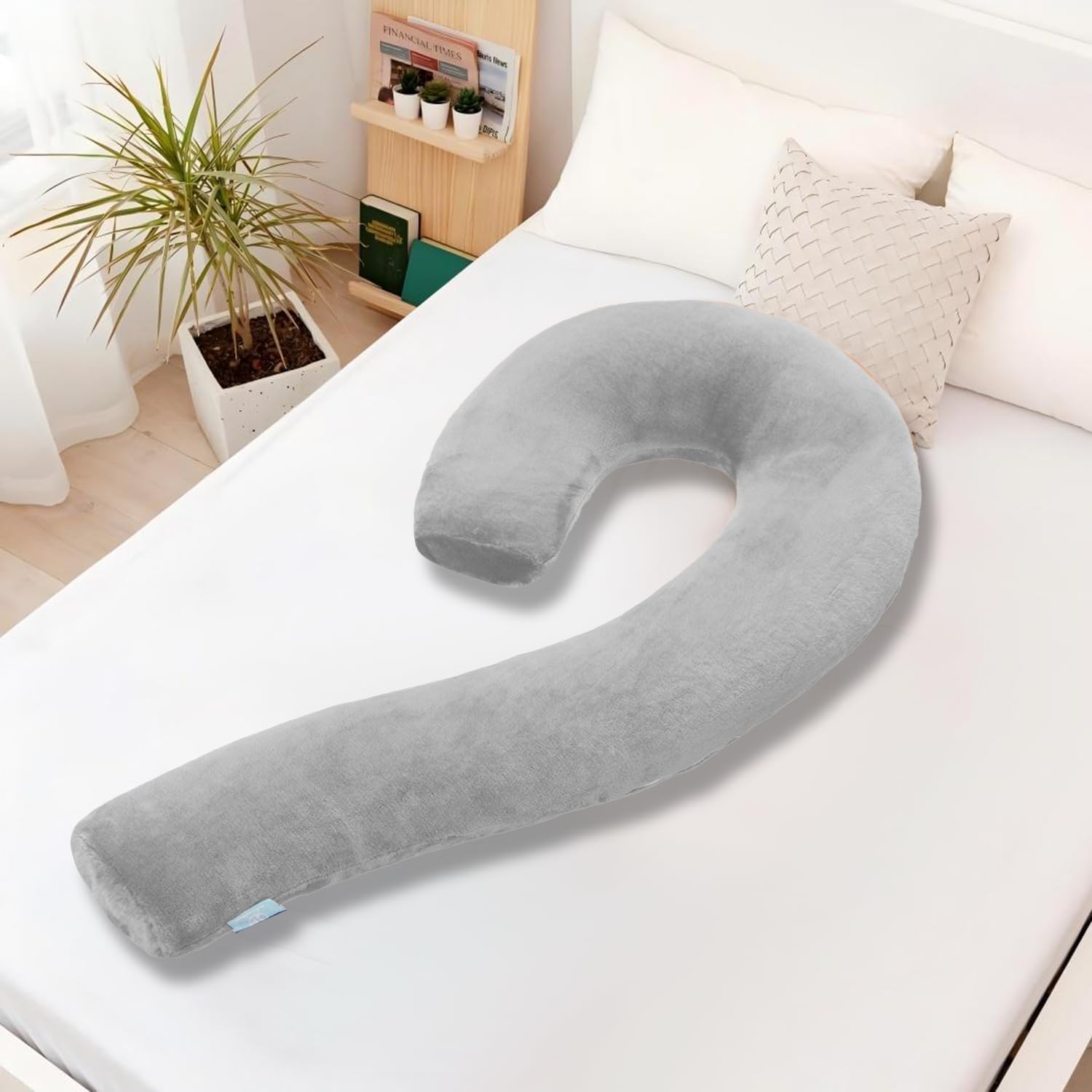 SchnauzerHome SCHNAUZER HOME Body Pillow for Adults - Soft Long Bed Pillows Insert for Sleeping - Shredded Memory Foam and Removable Washab…