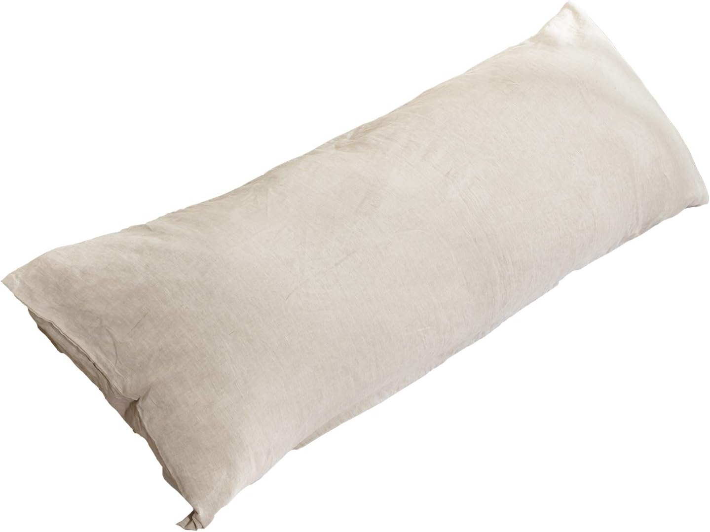 Simple&Opulence Body Pillow Cover 20" x 54",100% Pure Linen, Ultra Soft and Breathable, Body Pillowcase with Envelope Closur…