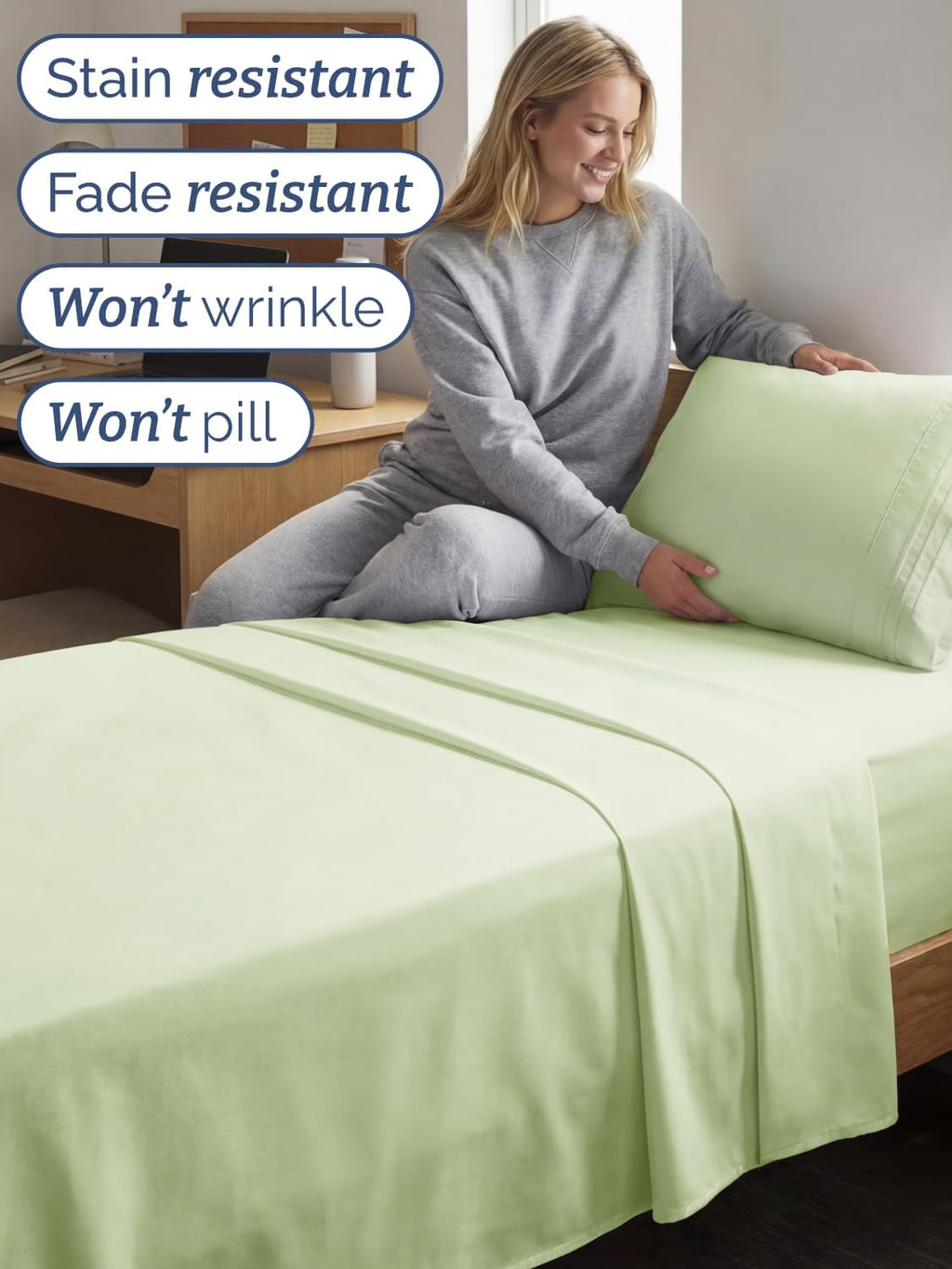 Twin XL Size 3 Piece Sheet Set - Comfy Breathable & Cooling Sheets - Hotel Luxury Bed Sheets for Women & Men - Deep Pockets, Easy-Fit…