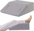 Ruqmuis Leg Elevation Pillow for After Surgery, 8inch Foam Leg Elevating Pillow for Swelling and Blood Circulation, Leg Wedge Pillow for Sl…
