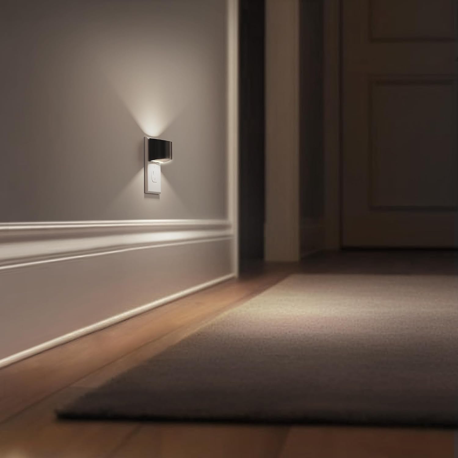 L LOHAS LED Night Lights Plug into Wall with 3CCT Adjustable (1600K/3000K/5000K), 1W Nightlight Plug in Wall, Built in Dusk to Dawn…