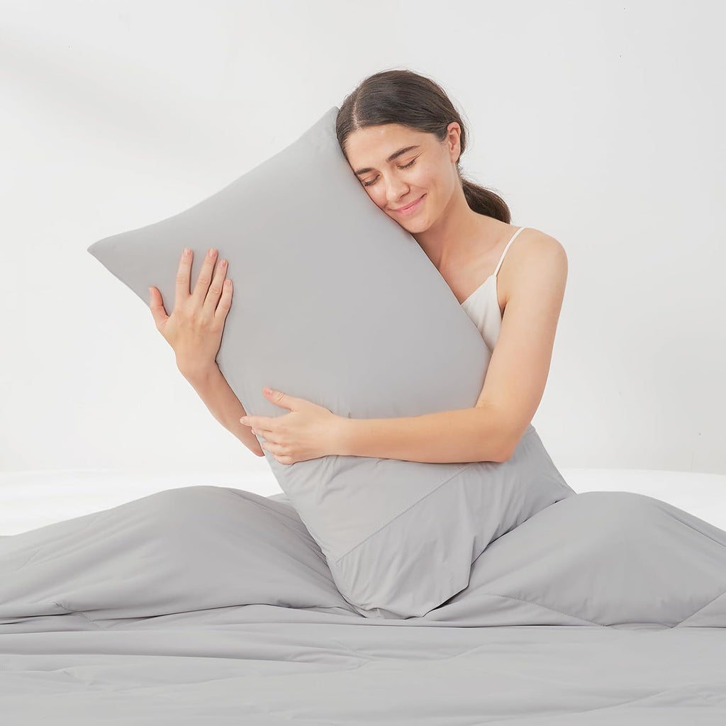 CozyBliss Cozy Bliss 2pcs Cooling Pillow Cases Set for Hot Sleepers & Night Sweats, Q-Max 0.5 Silky Wrinkle-Free Pillow Covers with Envelop…