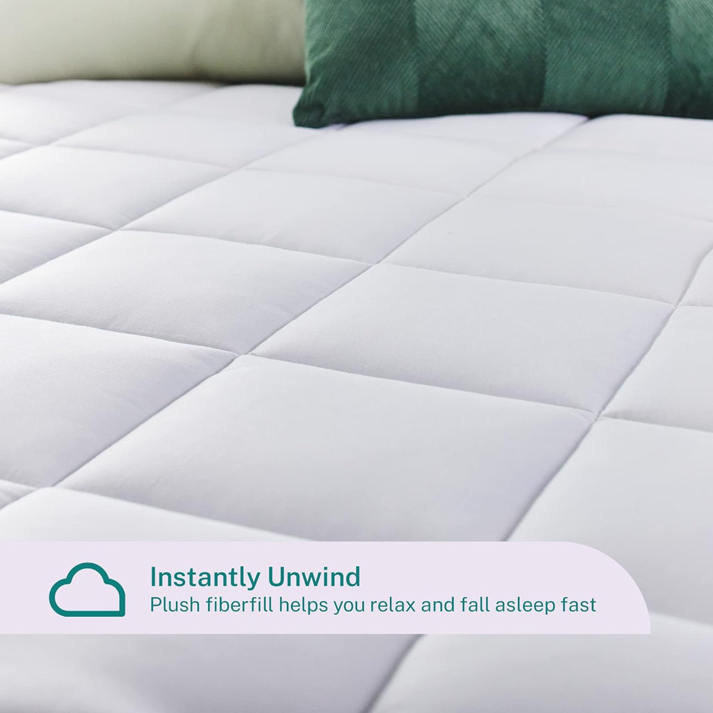 Sleep Innovations Dual Layer 4 Inch Memory Foam Mattress Topper, California King Size, Ultra Soft Support, 3 Inch Cooling Gel Memory Foam…