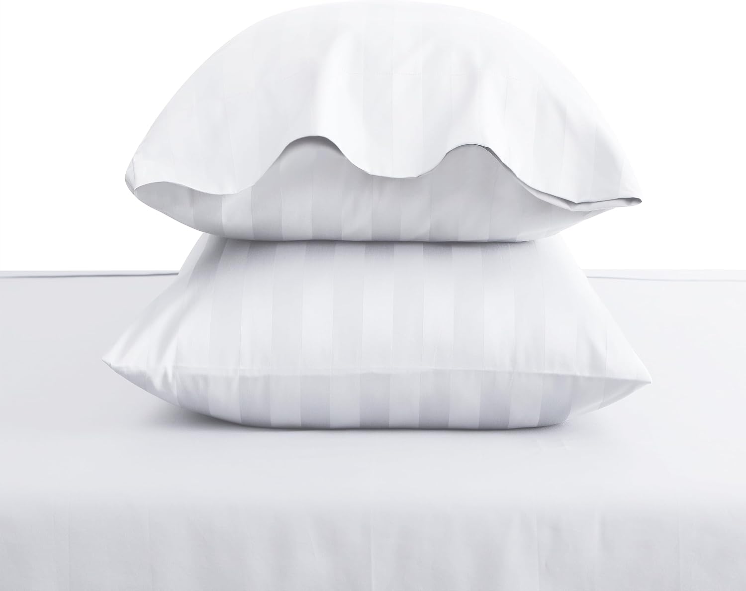 ShunjieHome 100% Egyptian Cotton Pillow Cases Set of 2, Standard Size 400 Thread Count Cooling Pillowcases, Soft and Breathable Pillow Cove…