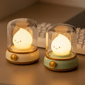 WANIDEA Cute Chibi Flame Lamp, Anime Cozy Lights, Retro Rechargeable Night Light, Decor, Cute Desk Accessories, Gifts 2 Pack (Yellow and…