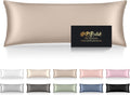 Home Silk Body Pillow Cases, Mulberry Silk Body Pillow Cover with Zipper, Smooth, Anti Acne, Cooling Sleep Both Sides Natural Silk Satin 20…