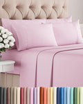 Full 6 Piece Sheet Set - Comfy, Breathable & Cooling - Hotel Luxury Bedding for Women, Men, Kids, Teens & Children - 1 Flat & 1 Fitted…