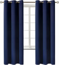 BGment Blackout Curtains for Living Room - Grommet Thermal Insulated Room Darkening Curtains for Bedroom, Set of 2 Panels (42 x 72 Inch, Na…