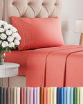 Twin Size 3 Piece Sheet Set - Comfy Breathable & Cooling Sheets - Hotel Luxury Bed Sheets for Women & Men - Deep Pockets, Easy-Fit, Extra…