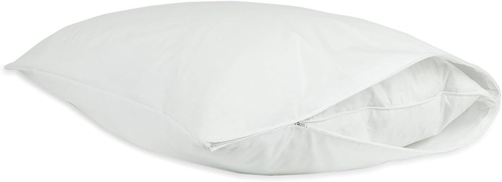 Serta Gel Memory Foam Pillows (Set of 2) Standard 20”x26” Cooling Technology Plus Bonus Pillow Protectors-(Set of 2)
