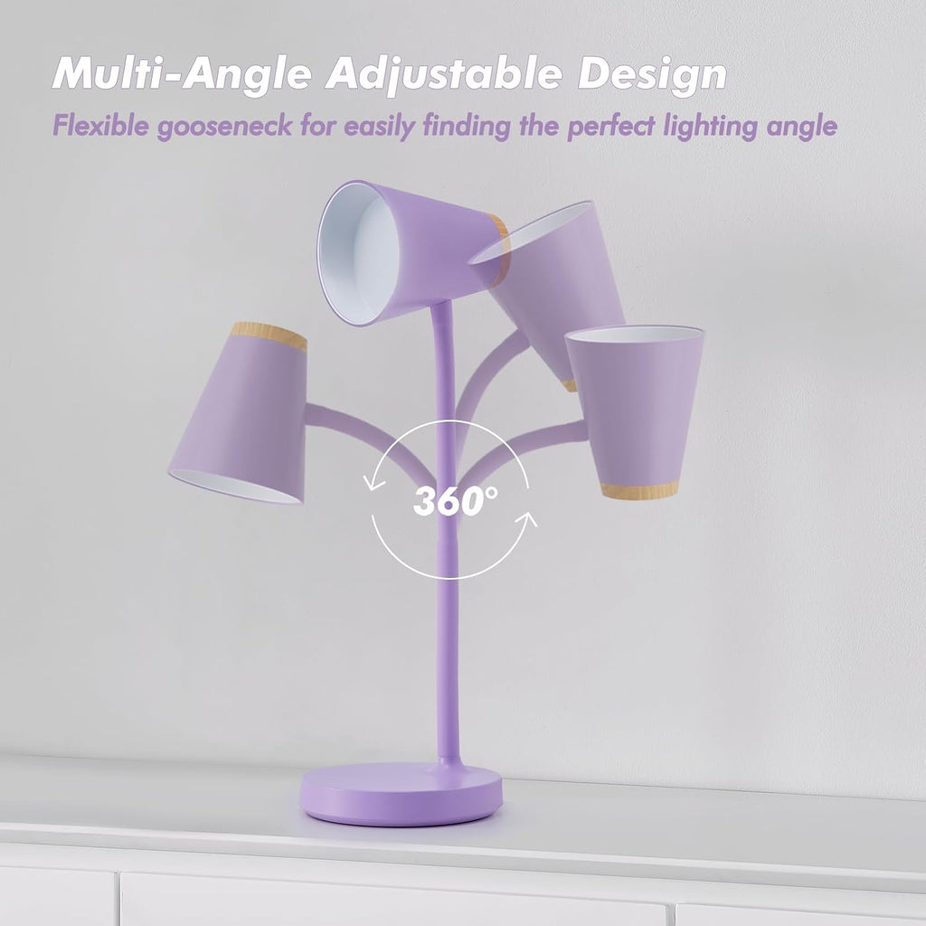 WelcometoEJIAXIN EJIAXIN Desk Lamps for Home Office - Small LED Desk Lamp Touch Dimmable Reading Light for College Dorm Room - Adjustable F…