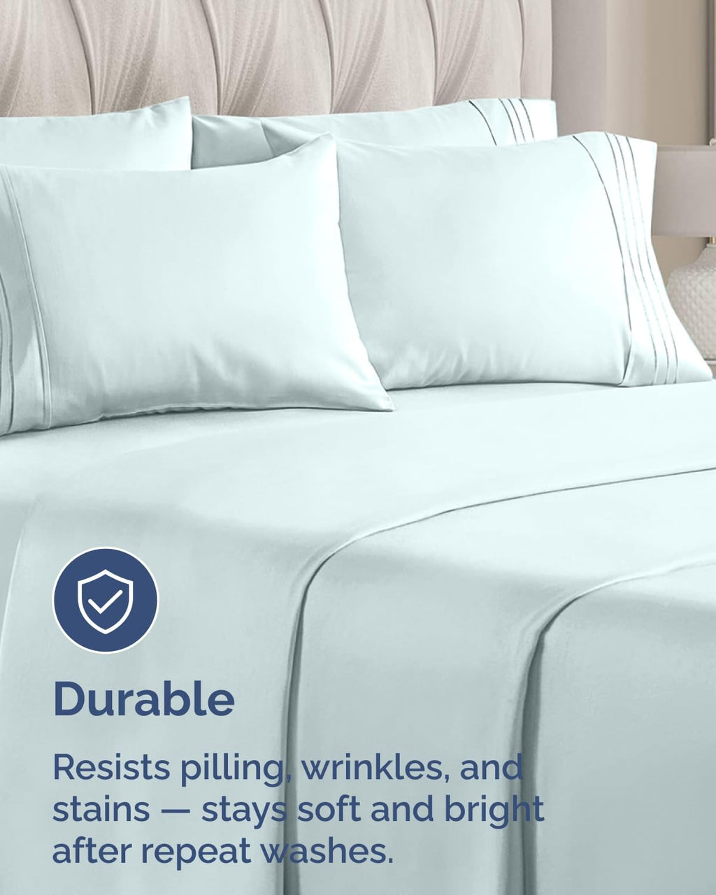 King Standard Pillow Cases Set of 10 - Ultra Soft Hotel Quality Pillowcase Covers - Comfy & Wrinkle Free - Shrink & Fade Resistant…