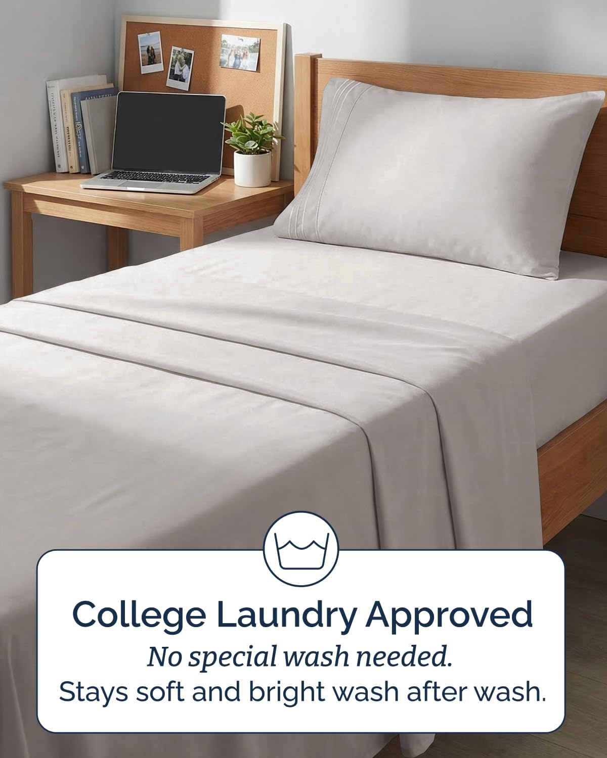 Twin XL 4 Piece Sheet Set - Comfy, Breathable & Cooling - Soft Hotel Luxury Bedding for Women, Men, Kids, Teens and Children - 1 Flat & 1…