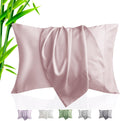 TELUS Pillow Cases Queen Size 2 Pack, Bamboo Rayon & Lyocell Pillowcase with Envelope Closure, Cooling Breathable Pillow Cover for Hot…